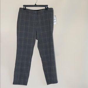 Zara plaid pants with jogger waist